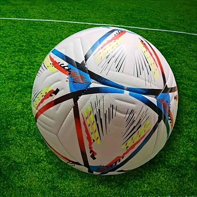 Size 5 Soccer Ball, Durable Football, Machine-sewn Training Ball, Unisex Youth & Adult Soccer Ball for Training, Football Accessories, Christmas Gift