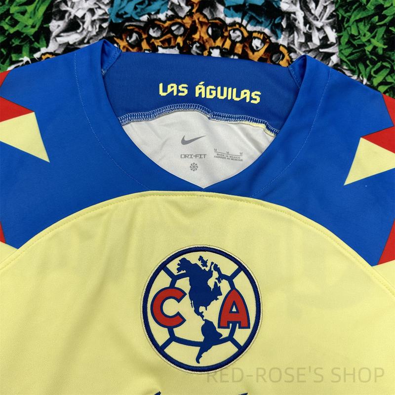 Nike 23 24 Club America Soccer Jerseys Liga MX HENRY J.QUINONES D.VALDES 3RD A.ZENDEJAS FIDALGO 2023 2024 HOME AWAY Third Maillot Fans Slim Player Version Football Shirts