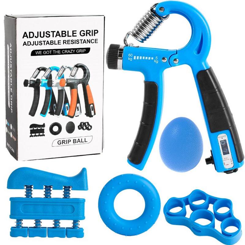 1 Set Grip Strengthener Forearm Strengthener Hand Grips Strengthener Kit - Adjustable Resistance