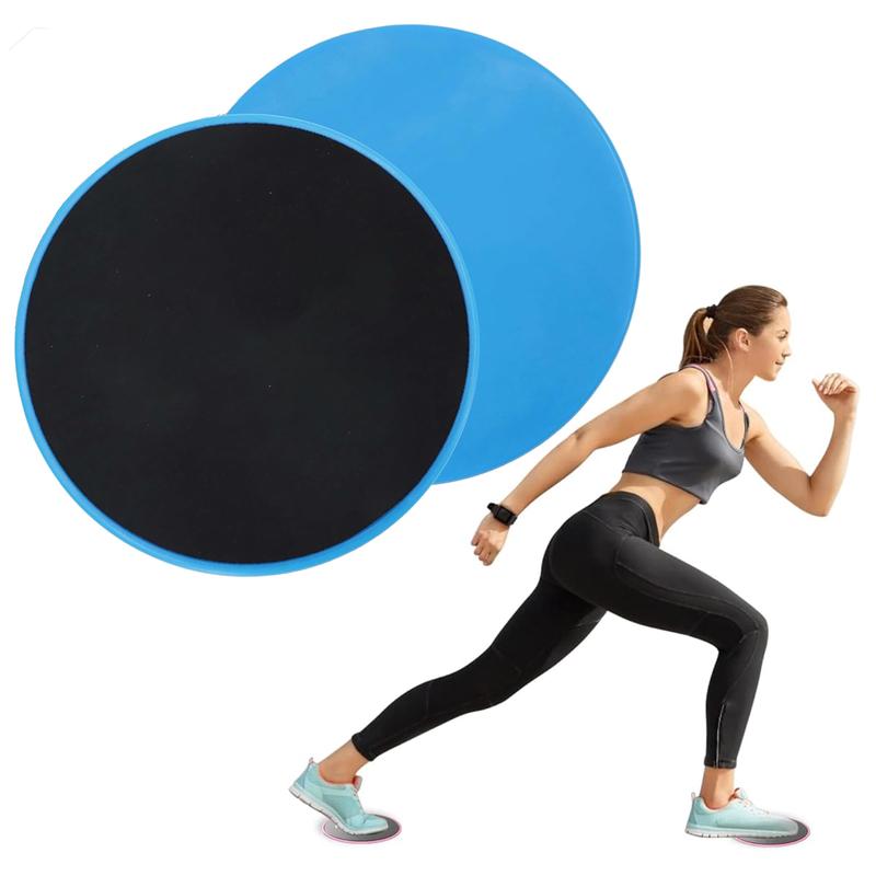 Exercise Core Sliders, 1 Pair Anti-slip Dual Sided Exercise Gliding Discs, Light and Portable, Perfect for Abdominal & Core Workouts