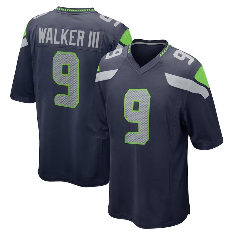 Walker III #9 Seahawks Jersey, Metcalf #14, Lockett #16, Woolen #27, Smith #7 - Seahawks Limited Jersey - Personalized Seahawks Limited Edition Jersey