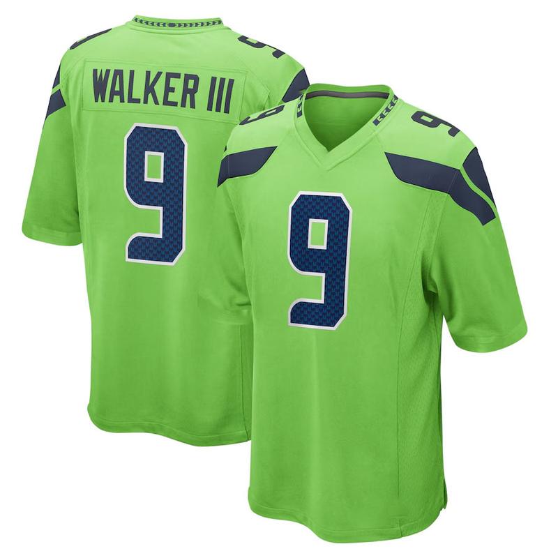 Walker III #9 Seahawks Jersey, Metcalf #14, Lockett #16, Woolen #27, Smith #7 - Seahawks Limited Jersey - Personalized Seahawks Limited Edition Jersey