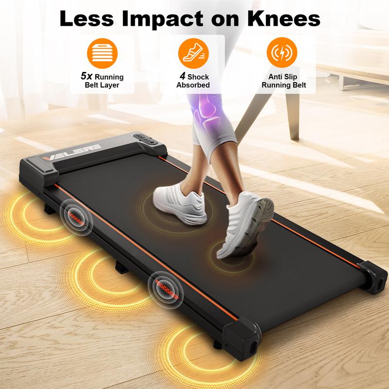 [For creator]Under desk walking mat treadmill, home office walking machine with remote control and LED display