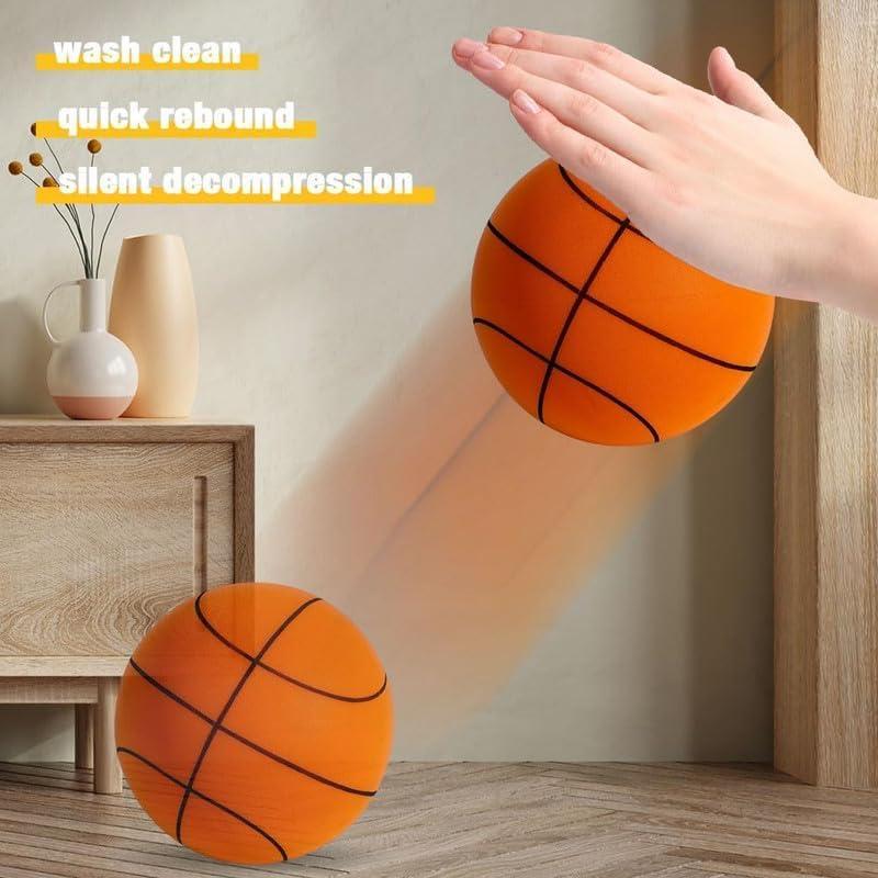 Silent Foam Basketball for Indoor Training, Lightweight and Noiseless Dunk Ball for Adults, 7-24cm 9.44in