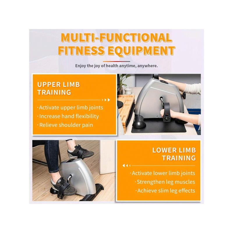 Simple Pedal Bike Legs Elderly Fitness Equipment Multifunctional Bicycle Cycling Mini Exercise Bike With Display For Both Hands And Feet