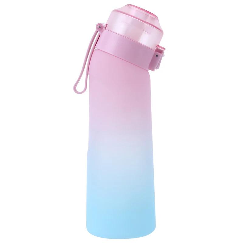 650ml Air Water Bottle with 7 Flavour Pods BPA Free,0 Sugar 0 Calorie Sports Water Bottles Drinking Cup for Fitness, Outdoor