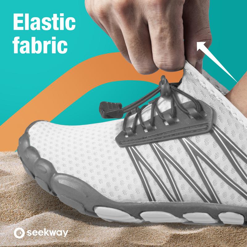 SEEKWAY Water Shoes for Women Adult Quick-Dry Aqua Sock Barefoot Men for Beach Swim River Pool Lake Hiking Kayaking Surfing SP001 quick dry