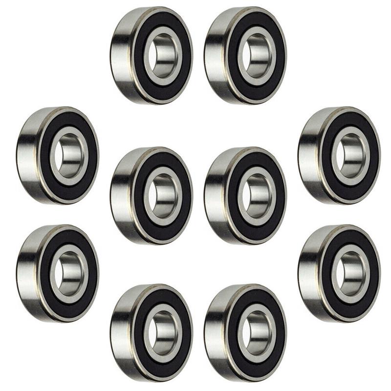 10-20Pack 608-2RS Wheel Bearings (for Any Product Using Skate Wheels) Chrome