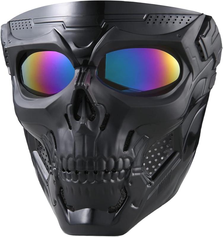 Skull Goggles Mask for ATV Motorcycle Riding Skiing Halloween CS Game Role Playing Skull Mask