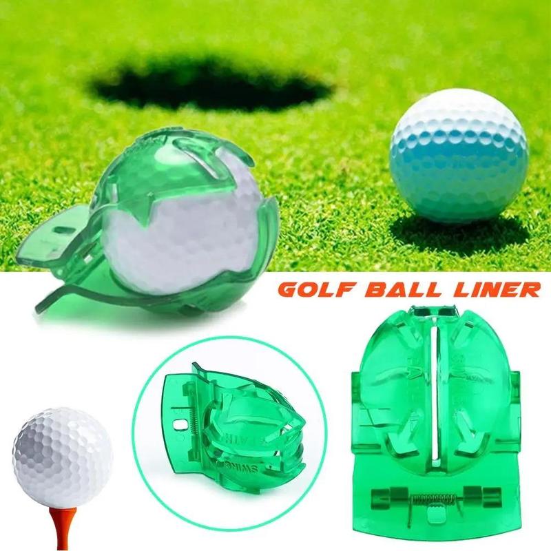 Golf Ball Line Marker Tool, Portable Rotatable Alignment Mark Tool, Golf Ball Clips, Plastic Golf Accessories for Golfers