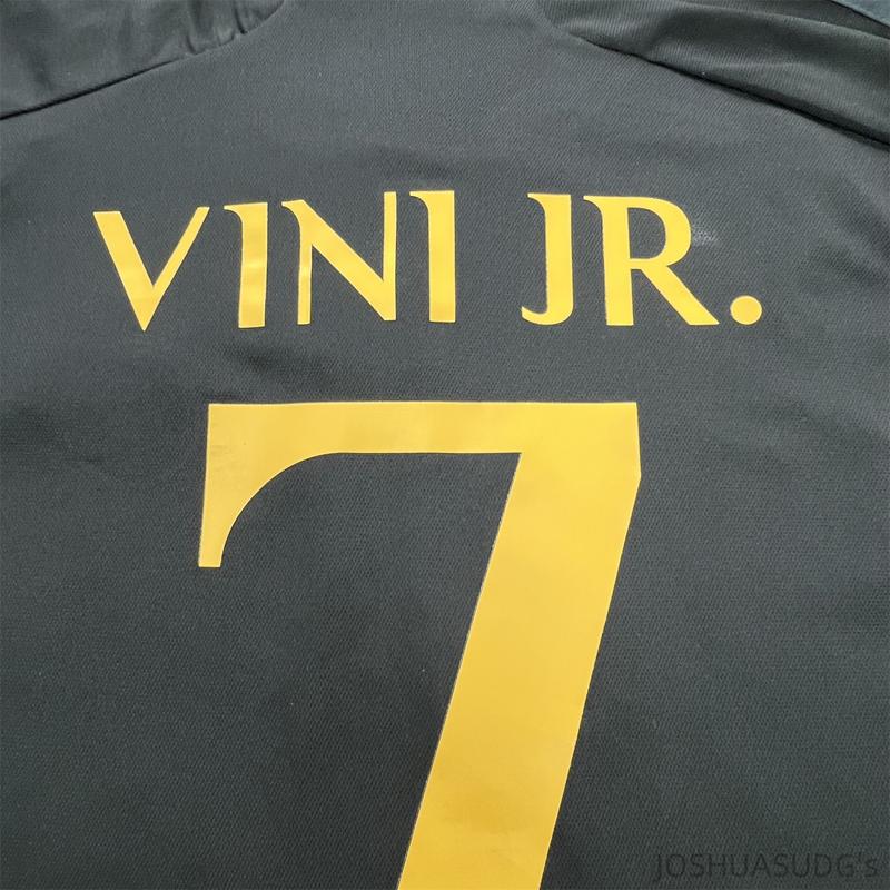 23 24 Fan Edition Second Away Jersey No.7 VINI JR Soccer Jersey