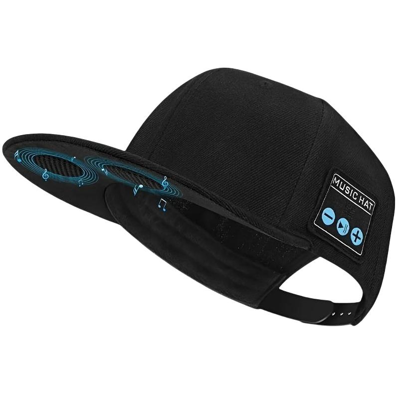 5.4 Wireless Smart Hands-free Bluetooth Phone Cap Baseball Cap with Microphone with Bluetooth Speaker Adjustable Bluetooth Cap