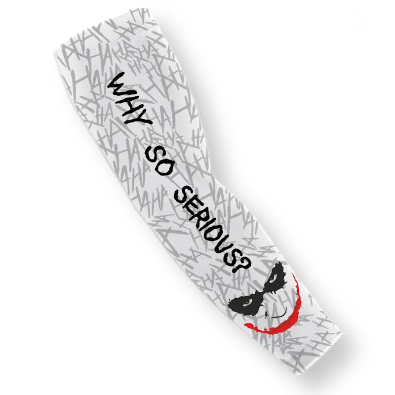 Why So Serious? Arm Sleeve Baseball Football Basketball