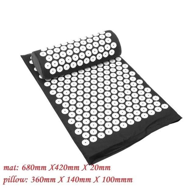 Acupressure Massage Yoga Mat with Pillow