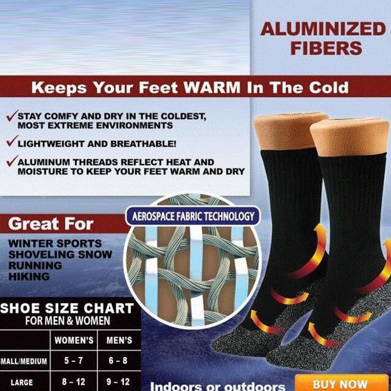 1-5Pairs Winter Self-Heating Socks for Men Women Thermal Heated Socks Elastic Anti-Slip Socks Outdoor Ski Tube Sock Foot Warmer