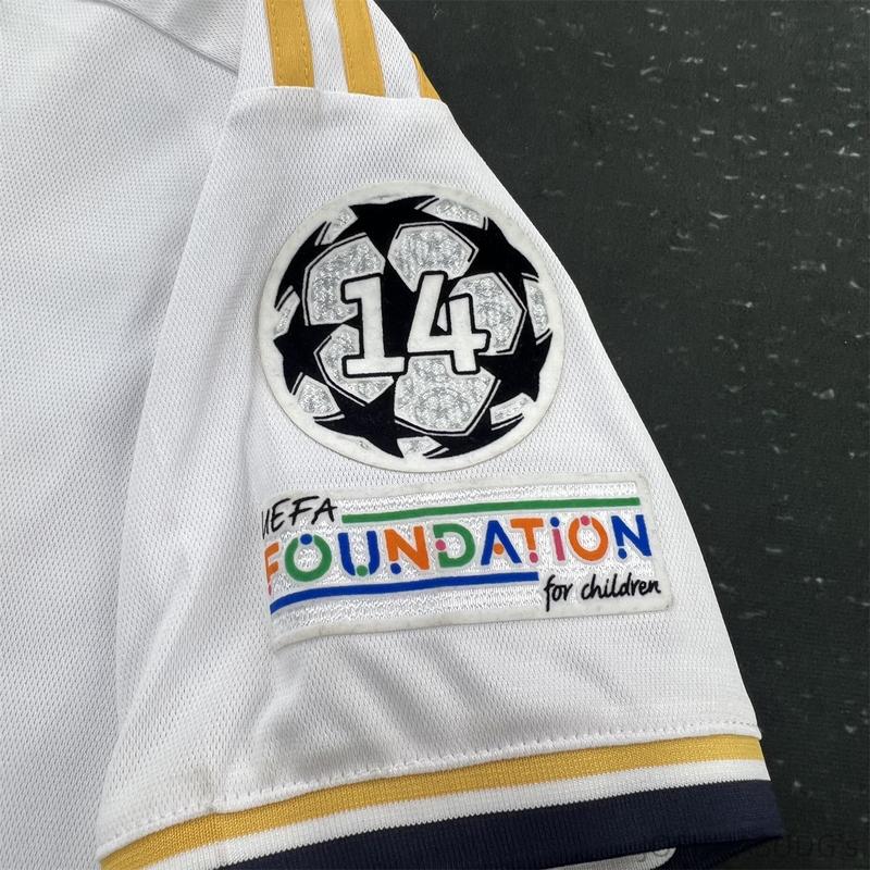 2324 Modric NO.10 Home White Soccer Jersey