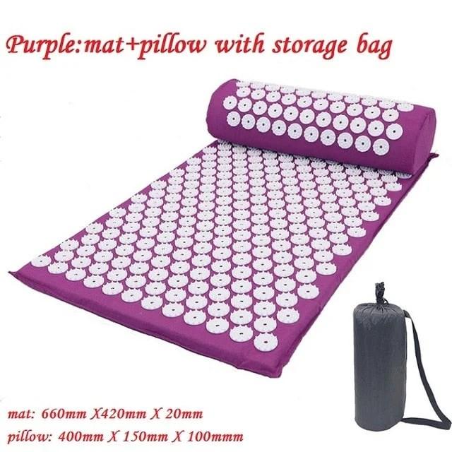 Acupressure Massage Yoga Mat with Pillow