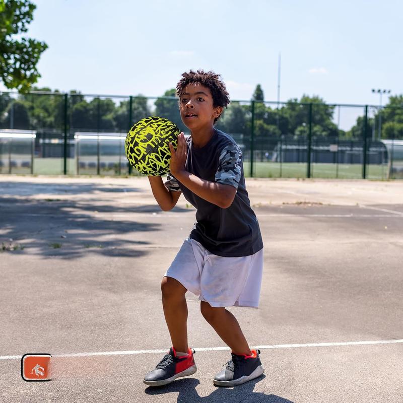 Mini Basketball 3 Pack Set for Kids (Deflated w Pump Included): - Size 3 7-Inch Premium Youth Size Basketballs, Easy to Grip