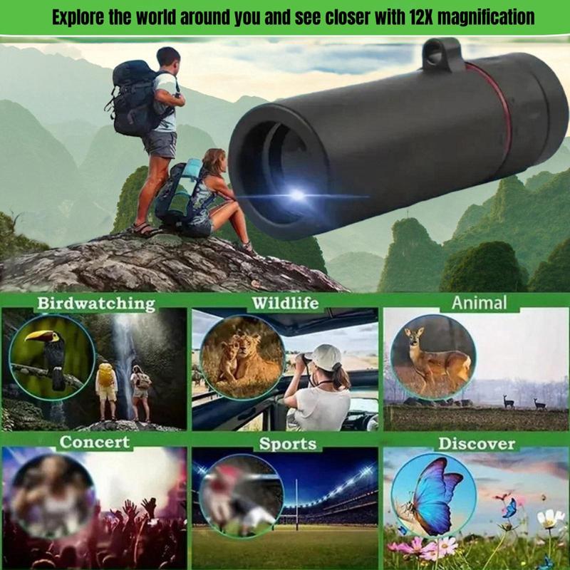 2000x24 Telescope, High Magnification High-definition Night Vision Monocular Telescope,  Portable Outdoor Equipment for Camping Hiking