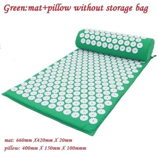 Acupressure Massage Yoga Mat with Pillow