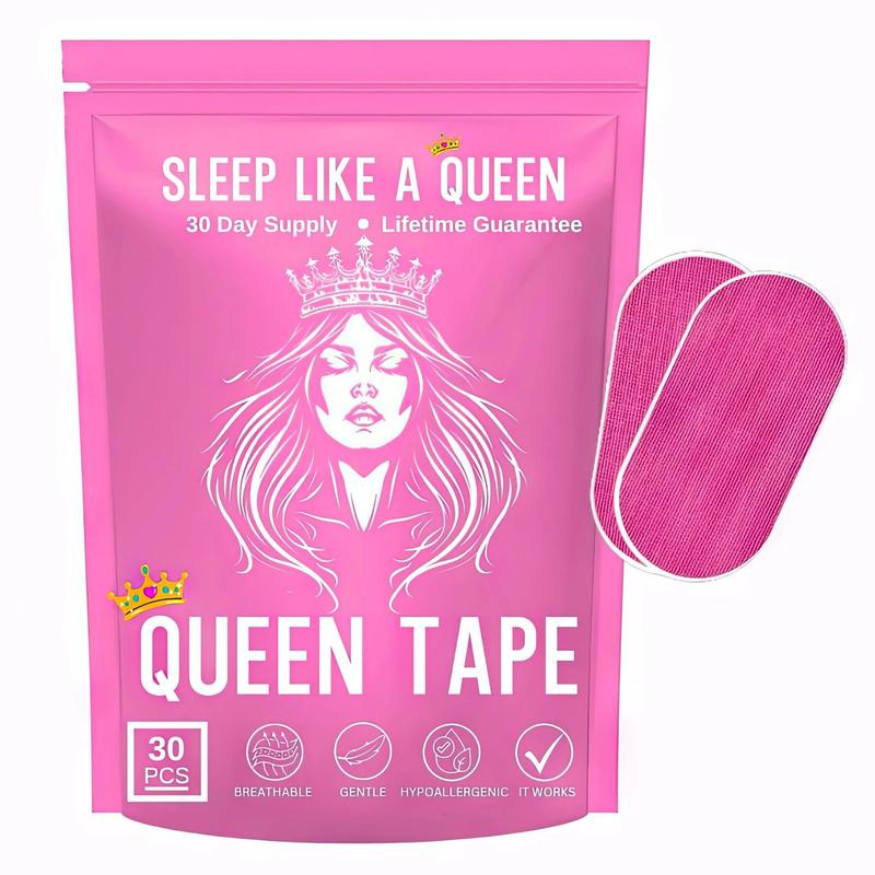 King & Queen Mouth Tape Combo  – one month supply each - 30 pieces Each, sports accessories, mouth tape, king queen tape