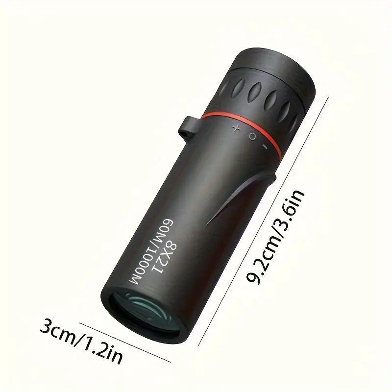 Portable Mini Monocular Telescope, 8x21 Outdoor Binoculars, Bak4 Prism FMC Coated Binoculars for Concert, Competition, Hunting, Fishing, Christmas Gift