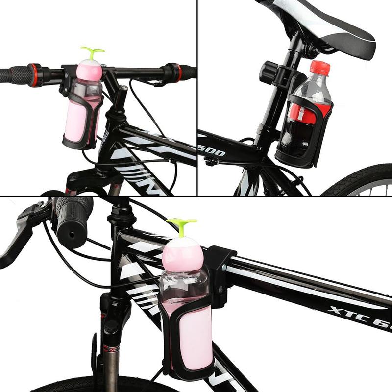 Bike Cup Holder, Bike Water Bottle Holders, Universal 360 Degrees Rotation Cup Holder for Bicycle, Stroller, Scooter, Walker, Wheelchair, Bike Bottle Holders 1 Pack