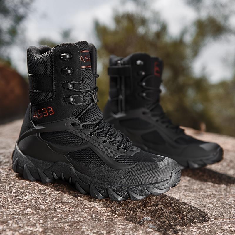 Men's Boots Wear-resistant Non-slip Comfortable Outdoor Shoes For Hiking Climbing Hunting Trekking, Men's Footwear