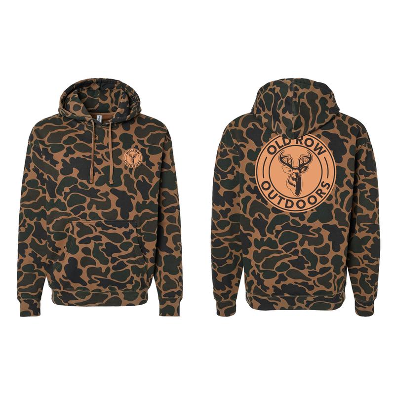 Old Row Outdoors Deer Circle Camo Hoodie & Leggings Set - Stylish Hunting and Outdoor Apparel for Women