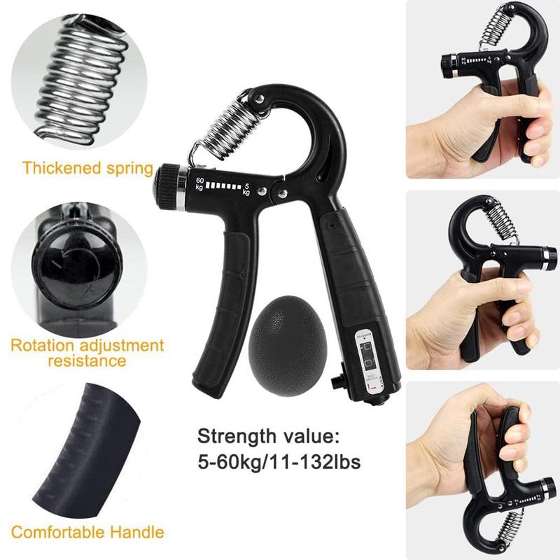 1 Set Grip Strengthener Forearm Strengthener Hand Grips Strengthener Kit - Adjustable Resistance