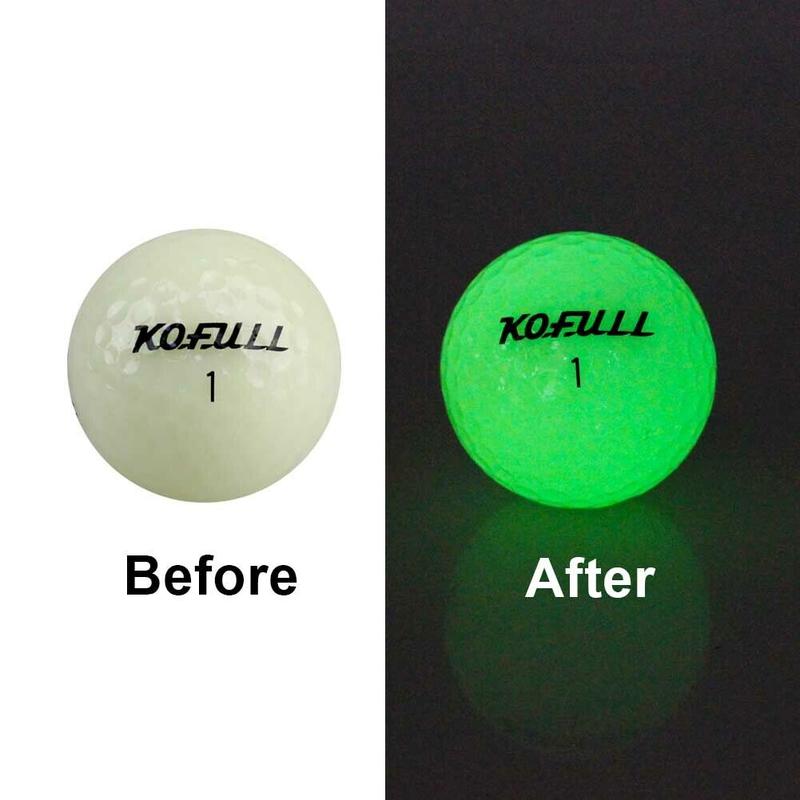 CRESTGOLF Golf balls glowing in the dark,Luminous golf balls ,Golf gift for enthusiastics