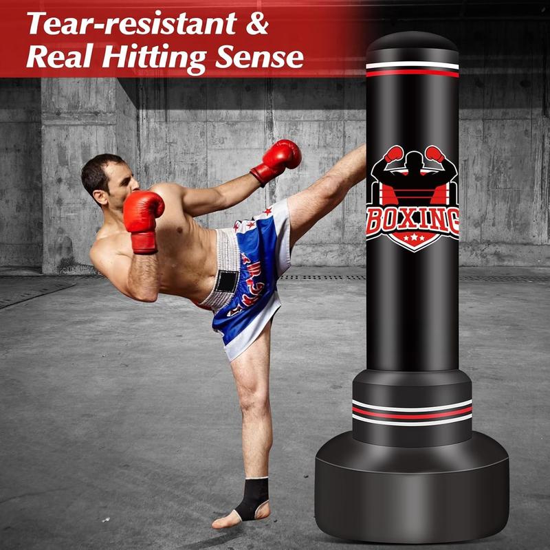 Heavy Boxing Bag with Stand for Adult Teens, 70