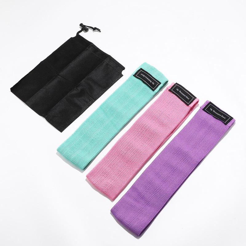 Summer Sports Exercise Resistance Loop Band Set, 3 Counts Elastic Squat Resistance Band, Yoga Stretch Strap, Gym Exercise Equipment For Home Workout, Gymtok, Fall Gift, Boyfriend Gift, Christmas Gift