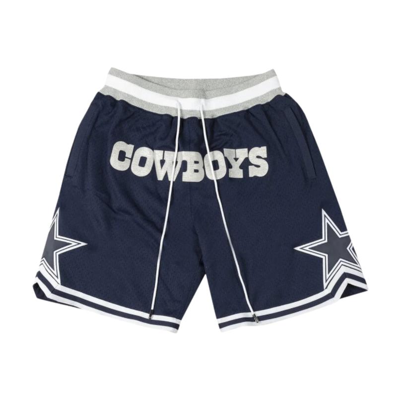 Basketball Shorts for Men - Drawstring Running Shorts - Sport Uniforms - Cowboys Basketball Shorts