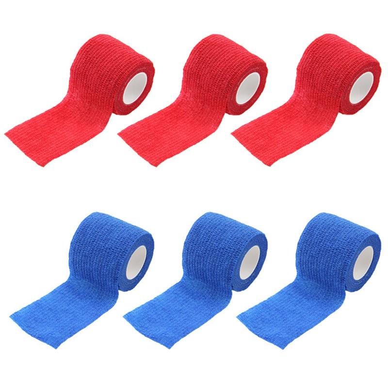 Summer Self Adhesive Breathable Sports Tapes, 6 Counts Elastic Non-woven Wrap for Ankle, Elbow, Gym Accessories Mini Essential Items, Sports Gadgets, Exercise Equipment, Gym Equipment, Christmas Gift