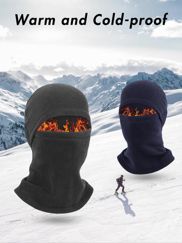 Winter Warm Balaclava, Windproof Elastic Face Mask, Outdoor Sports Face Cover for Motorcycle Riding & Outdoor Activities