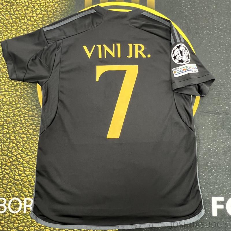 23 24 Fan Edition Second Away Jersey No.7 VINI JR Soccer Jersey