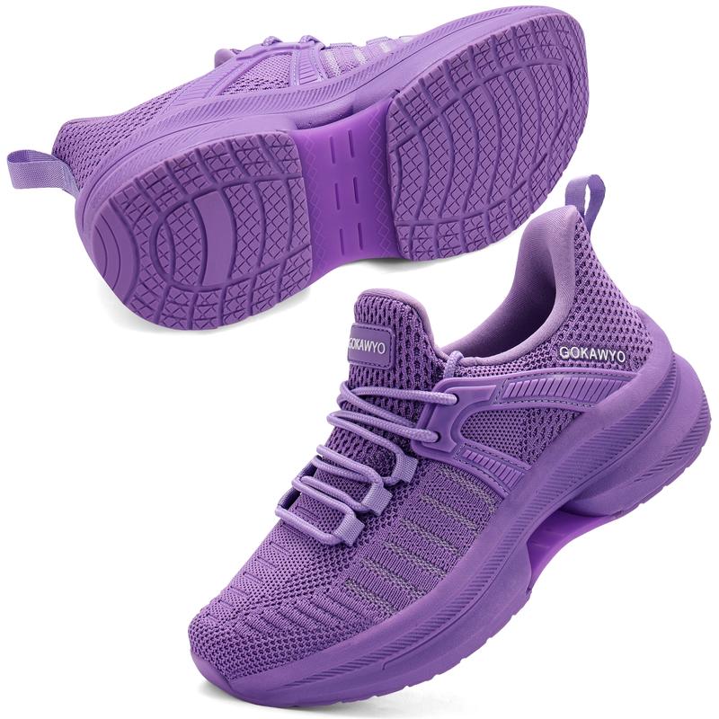 Womens Walking Shoes Slip On Breathable Mesh Running Shoes