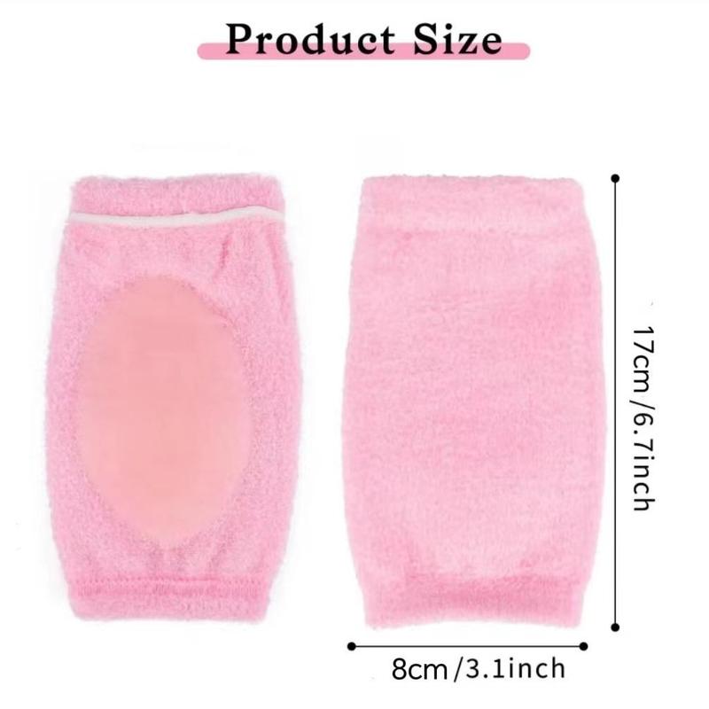 Elbow Moisturizing Sleeve, 1 Pair Elbow Gel Cover Heel Socks, Elbow Sleeves Elbow Pads for SPA Moisturizing Dry Cracked Skin Care