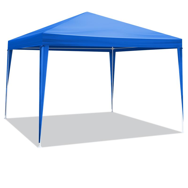 SY-10'x10' Gazebo Waterproof Outdoor Canopy Patio Tent Party Tent for Wedding BBQ Cater, Blue