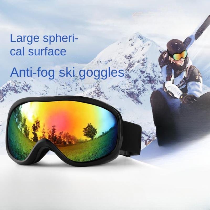 Christmas Double Layer Anti-fog Ski Goggles, 1 Count Windproof Skiing Goggles, Snowboarding Goggles, Winter Sports Equipment for Men & Women