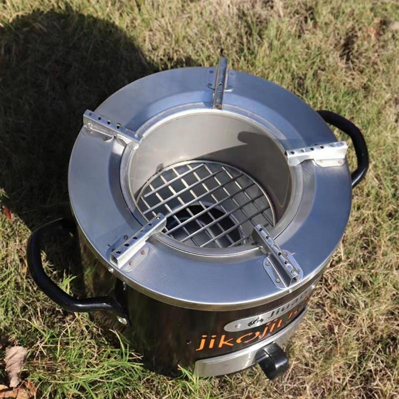 Stainless Steel Wood Stove, Multifunctional Outdoor Camping Kitchenware, Portable Camping Stove For Home Camping Kitchen