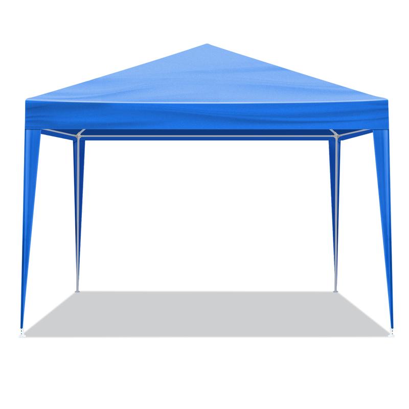 SY-10'x10' Gazebo Waterproof Outdoor Canopy Patio Tent Party Tent for Wedding BBQ Cater, Blue