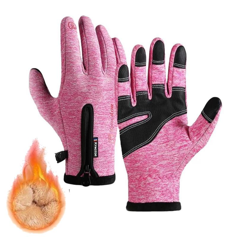 Winter Gloves for Women Running in Cold Weather - Touchscreen Gloves for Bike Hiking