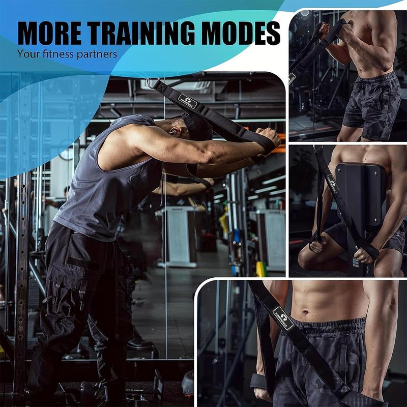 Tricep Training Rope, Cable Attachment Handles, Pull Down Rope for Gym Workout, Fitness Equipment for Home Gym