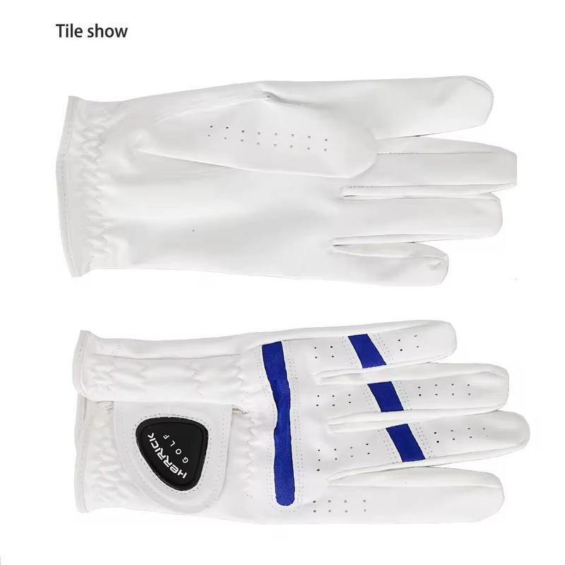 Lightweight Left Hand Golf Glove, 1 Count Soft and Durable Breathable Left Hand Full Finger Glove, Golf Accessories for Men, Golf Accessories 2024