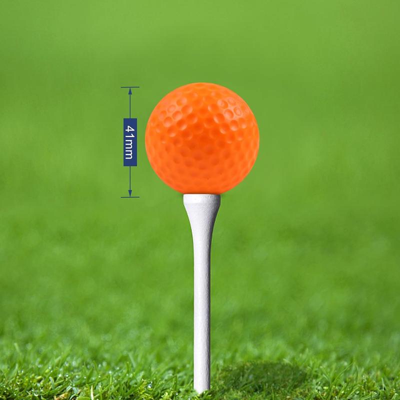 20 count Foam Golf Balls, 41mm Practice Golf Balls, Realistic Feel and Long Lasting Limited Fligh Practice Golf Balls for Backyard, Soft Golf Balls for Indoor or Outdoor