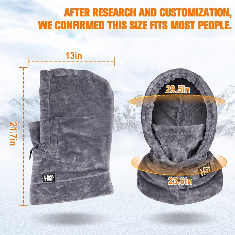 Ski Mask for Women Balaclava Women Men Windproof Thermal Hood Winter  Warmer with Plush