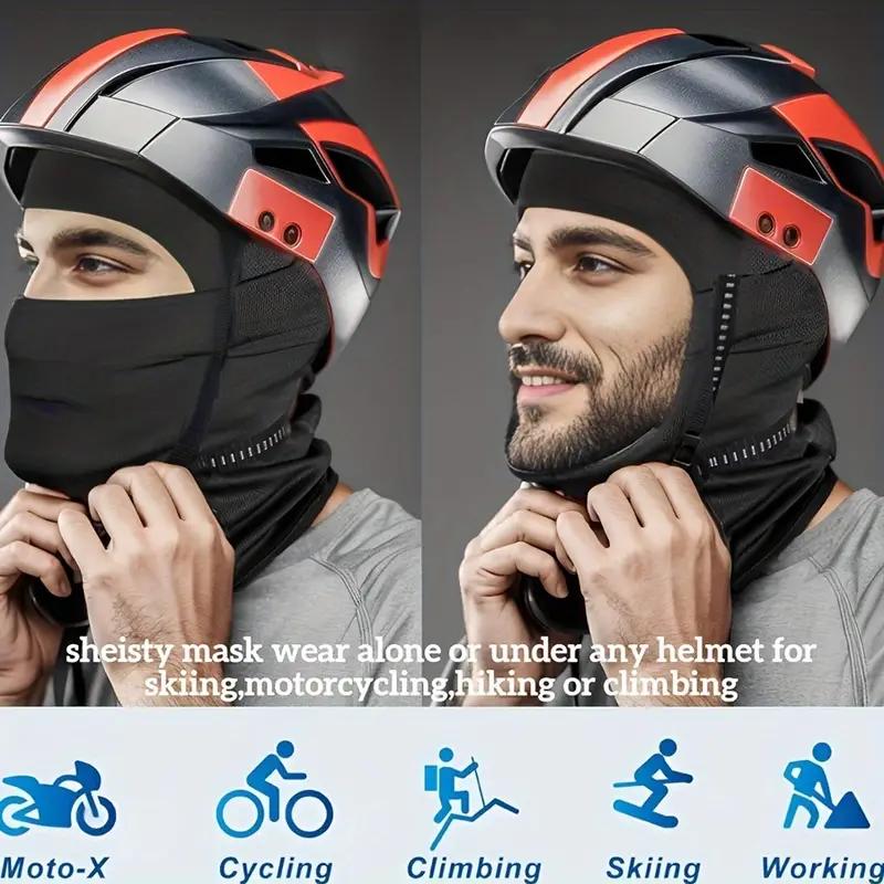 Balaclava Face Mask, Summer Cooling Neck Gaiter, UV Protector Motorcycle Ski Scarf for Men Women