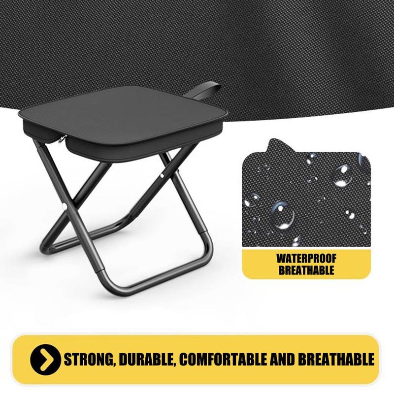 Outdoor Folding Chair, Portable Pocket Folding Table & Chair, Camping Fishing Stool, Outdoor Camping Furniture for Camping Fishing Picnic